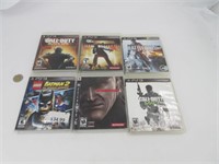 6 jeux pour Playstation 3 dont Batman