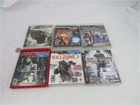 6 jeux pour Playstation 3 dont Kill Zone 3
