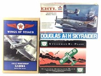 (3pc) Wings Of Texaco Airplane, Ertl Model Kit