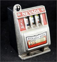 Nevada Buckaroo Slot Machine Coin Bank 9"