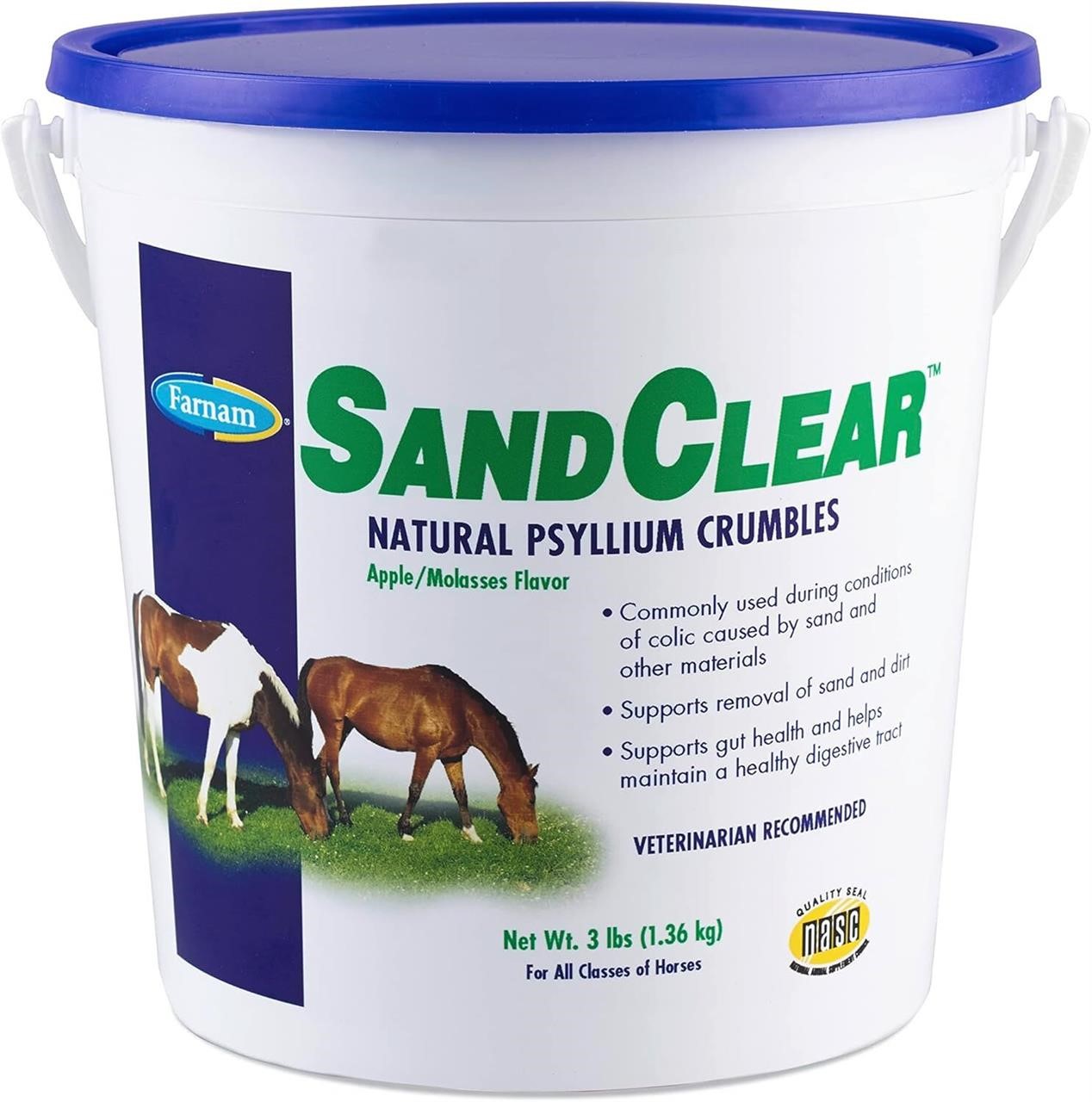 Farnam Sand Clear for Horses  3 lbs.  9 scoops