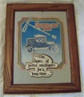 Vintage Snap-On Tools Advertising Mirror Sign 19