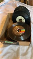 Flat of 45 Records of Various  Artists