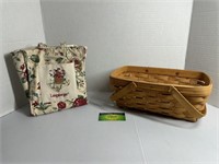 Longaberger basket and Bag