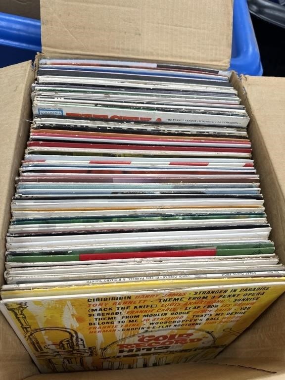 Huge Lot of Vintage Records, 91 Total