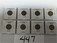 Lot Old Jefferson Nickels