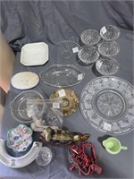 Glass Plates, Ceramic Items,