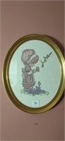 Lovely Precious Moments Cross Stitch Picture