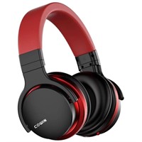 WF1858  COWIN E7 Bluetooth Headphones, Red Black