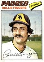 1977 Topps #523 Rollie Fingers vg