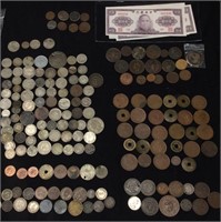 ASSORTED WORLDWIDE COINS & PAPER MONEY, RUSSIA,