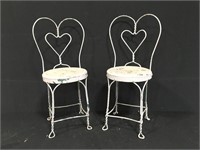 Antique Ice Cream Parlor Chairs