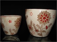 2 Art Ceramic Bowls