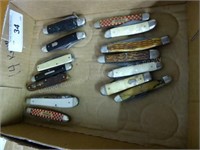 14 pocket knives (2 Purina)