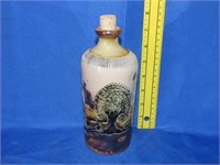 Decorated Pottery Bottle