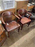 2 arm chairs