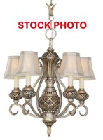 NEW 2pc Sea Gull Lighting 5-light chandeliers,