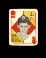 1951 Red Backs Topps #43 Maurice McDermott VG