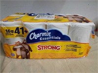 16 giant rolls Charmin Essentials strong toilet