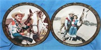 (2) 1994 Roy Rogers Collector Plates
