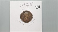 1928 Wheat Cent be2029