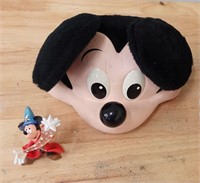 Vintage Mickey Mouse Hat and Ornament