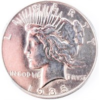 Coin 1935-S Peace Silver Dollar XF