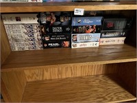 SHELF OF VHS TAPES