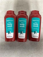 AMAZONBASICS MENS BODY WASH 3X532ML