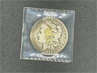 1882 Morgan silver dollar
