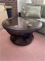 La Jolla Round Cocktail Table in Cherry