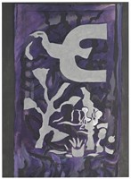 Georges Braque lithograph "Chapelle St. Bernard"