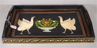 Indian wooden serving tray