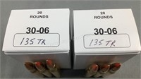 (40) Rnds Reloaded 30-06 Ammo