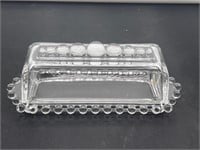 Imperial Glass Candlewick Butter Dish 1950s