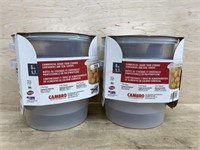 2-2 pack 6qt cambro containers