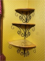 3 Tier Corner Wall Shelf