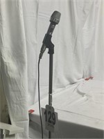 Vintage Microphone with Stand