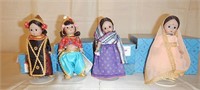 Four Madame Alexander dolls: