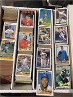 2800 APPROX. ASSORTED BASEBALL CARDS INCL: 1986,