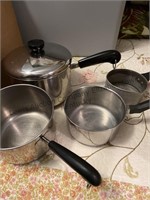 Box of pot and pans