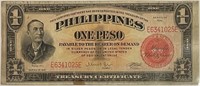 1941 Philippines Silver Certificate RED Seal
