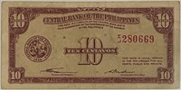 1949 Philippines 10 Centavos