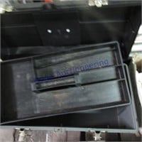 Tuff - box plastic tool box w/tray 18"W