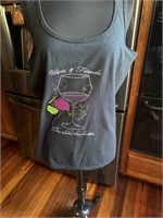 Black Wine and friends tank top. Size large. This