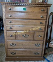 5 Piece Oak Bedroom Suite Queen Size Bed And