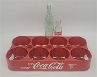 Coca Cola Shipping Crate & (2) Bottles