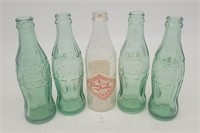 (5) Asst'd Coca Cola Glass Bottles