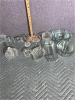 Miscellaneous Crystal and glassware pieces...4b