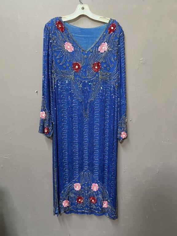 Vintage Sequin Beaded Dress